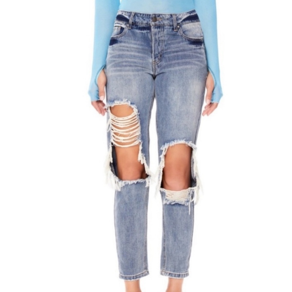 AFRM high rise crop jeans NWT 29